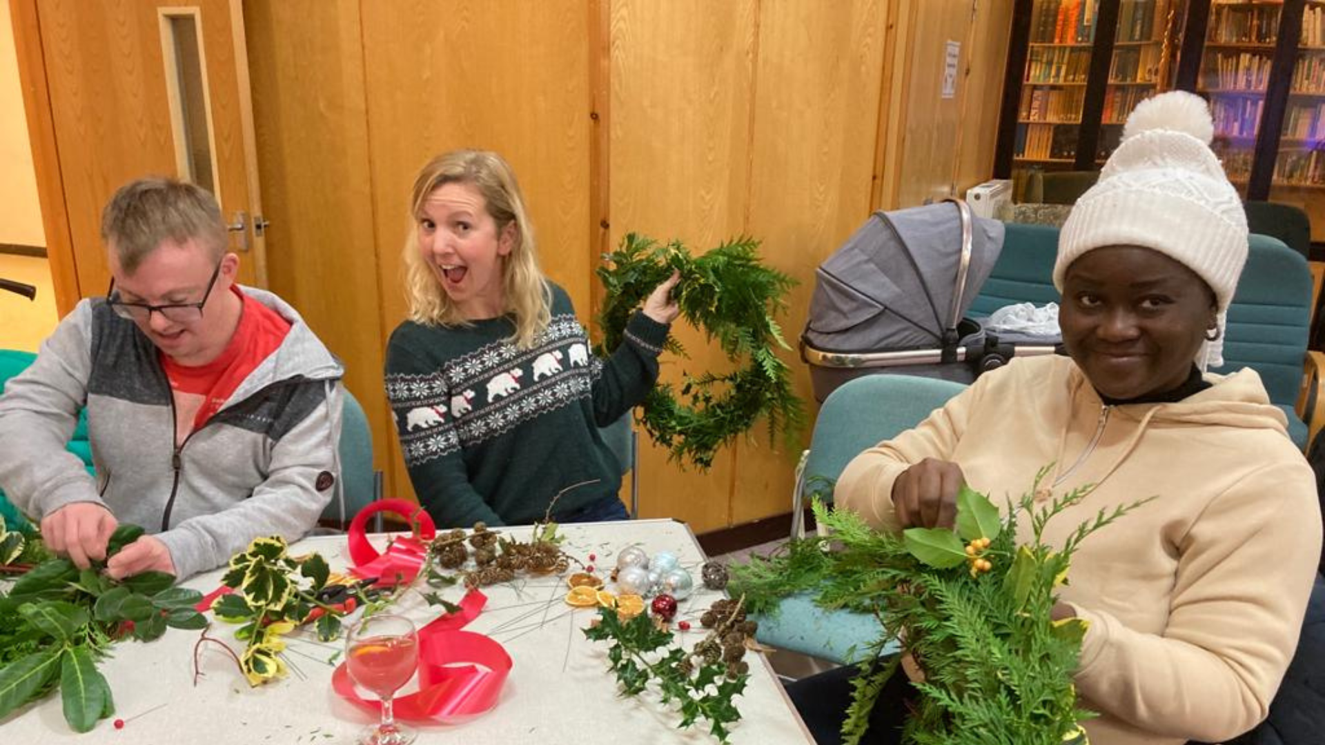 Wreath making