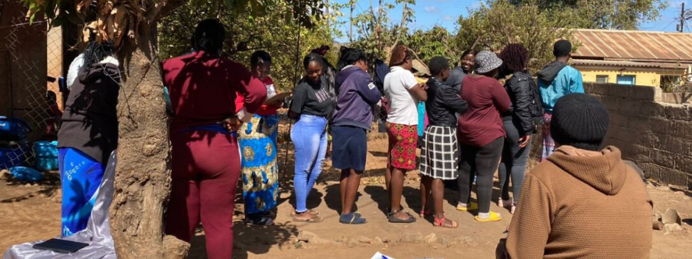 shining star ladies gathering in the community