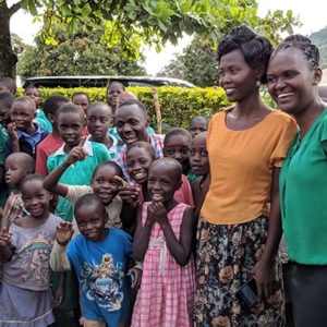 Ugandan women and children