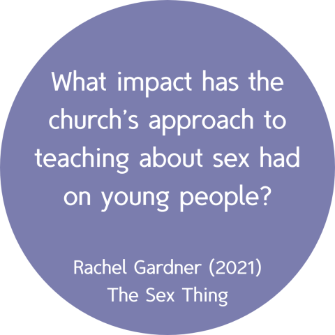 What impact has the church’s approach to teaching about sex had on young people