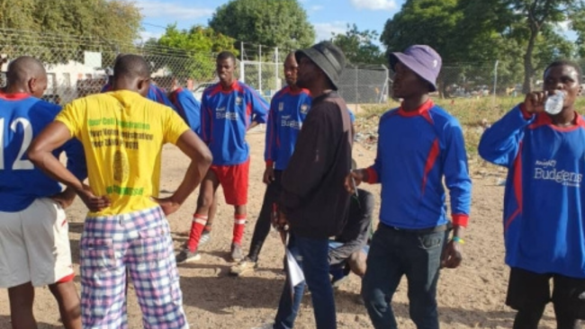 Outreach to men during a sports match